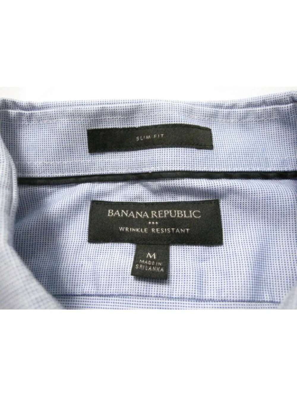 Banana Republic Slim Fit Shirt Men Sz M Preppy Business Casual Coastal (M261)